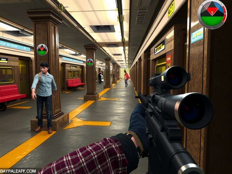 Subway Sniper Standoff gameplay screenshot
