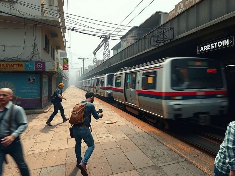 Subway Sniper Standoff Mumbai map